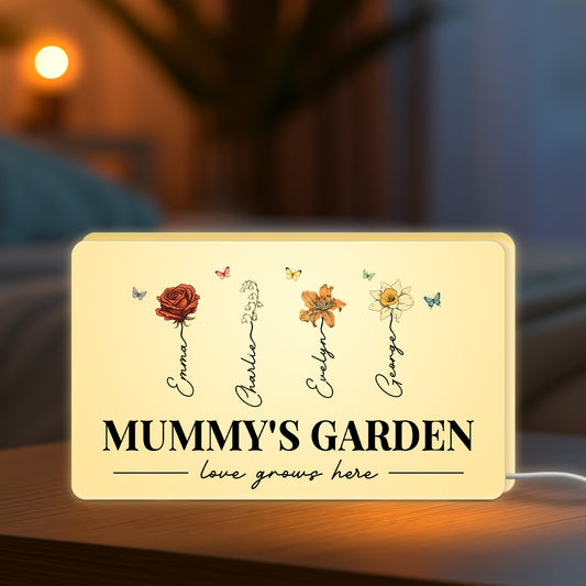 5249LUK2 personalized grandma gifts grandmas garden light box 5249L