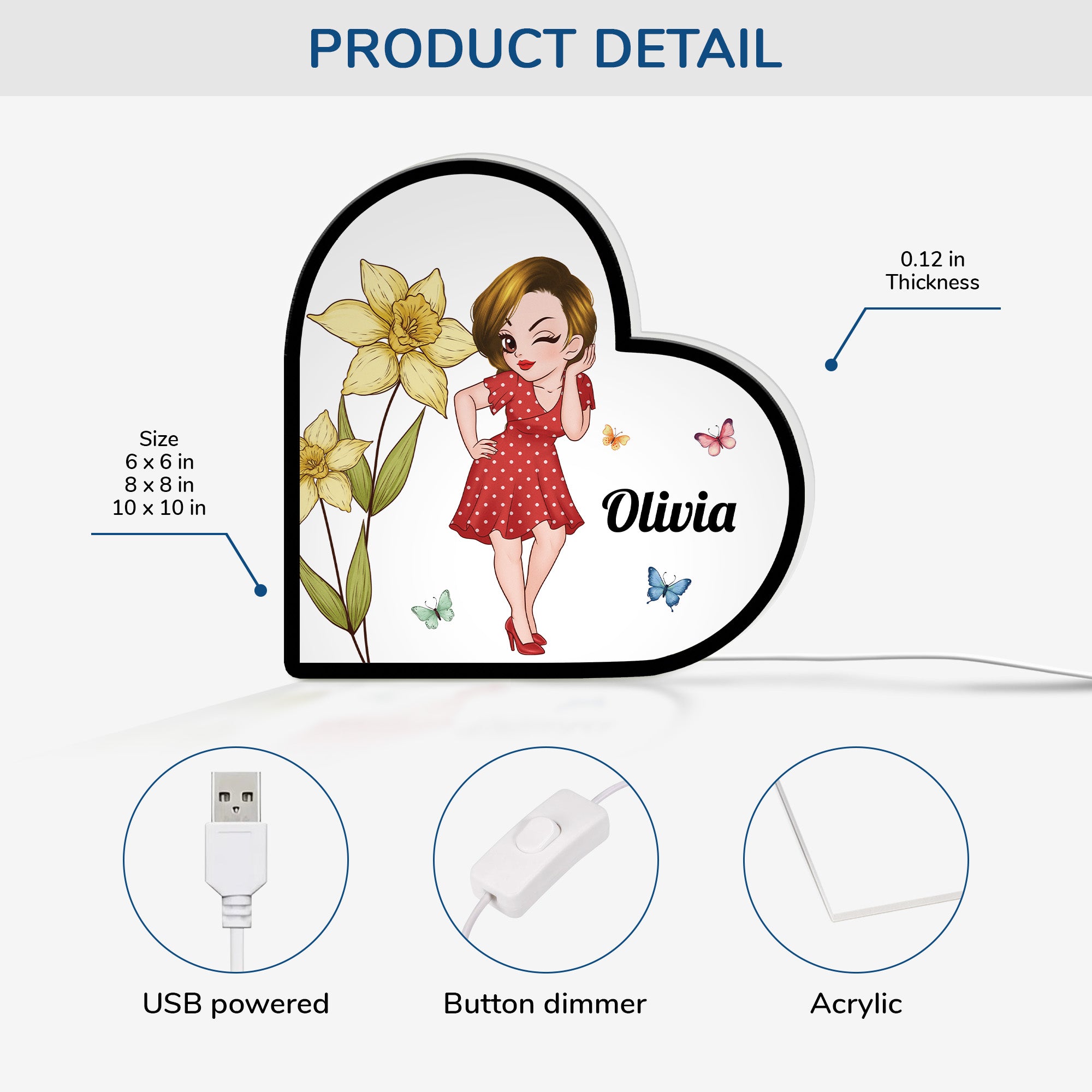 5262LUS3 personalized gifts for her light box with name 5262LTKTA