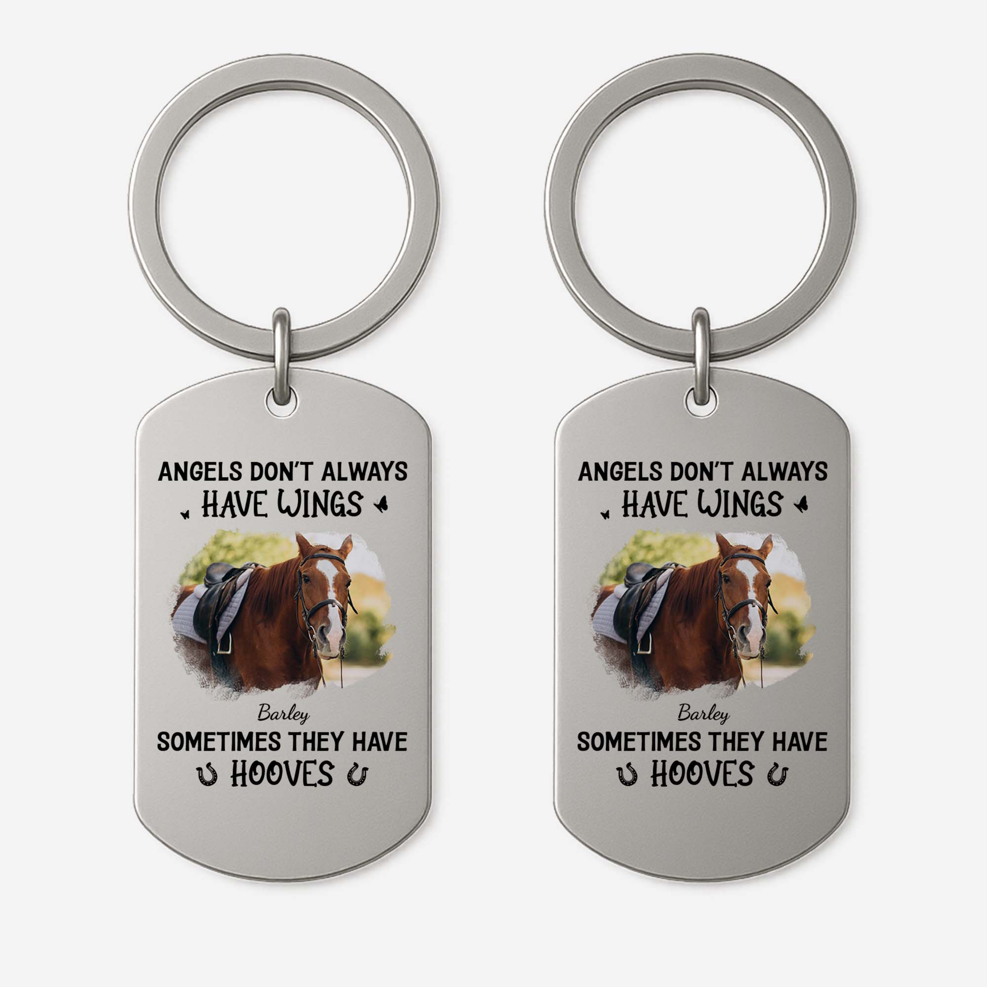 5297JUS1 personalized horse memorial gifts metal horse keychain_s 5297JKQ5U
