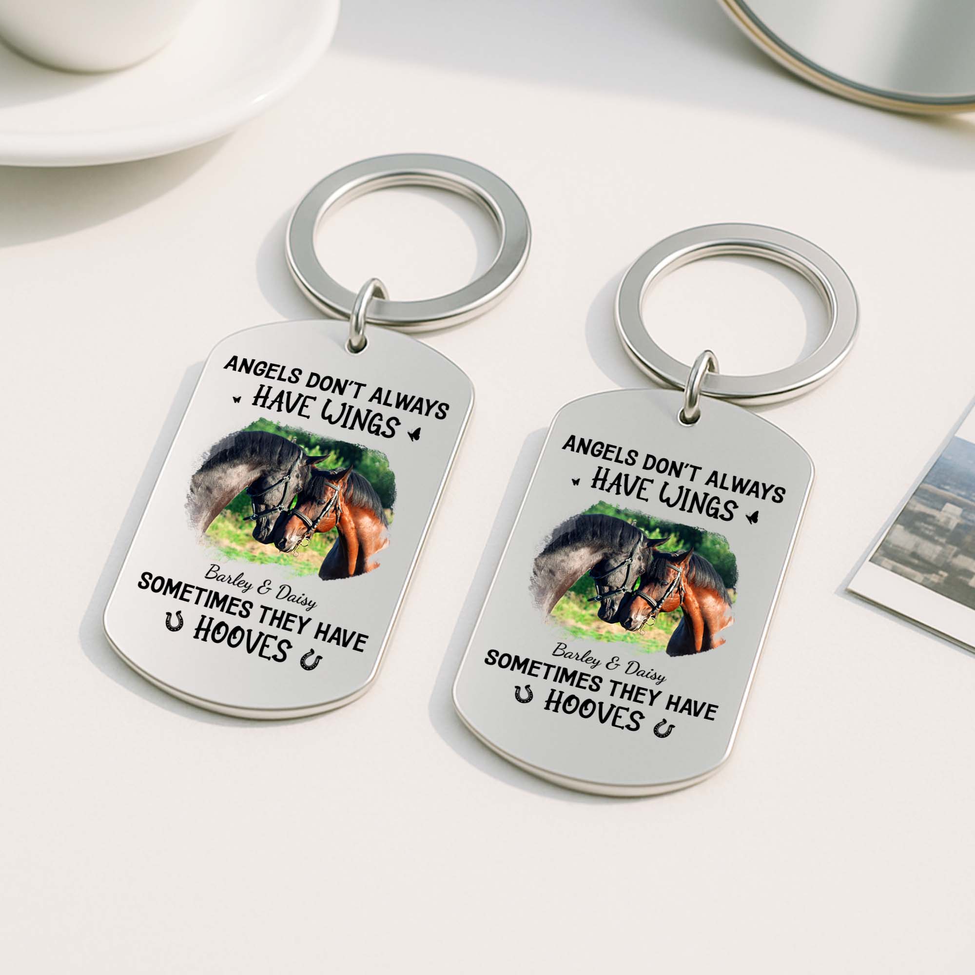 5297JUS2 personalized horse memorial gifts metal horse keychain_s 5297JKQ5U