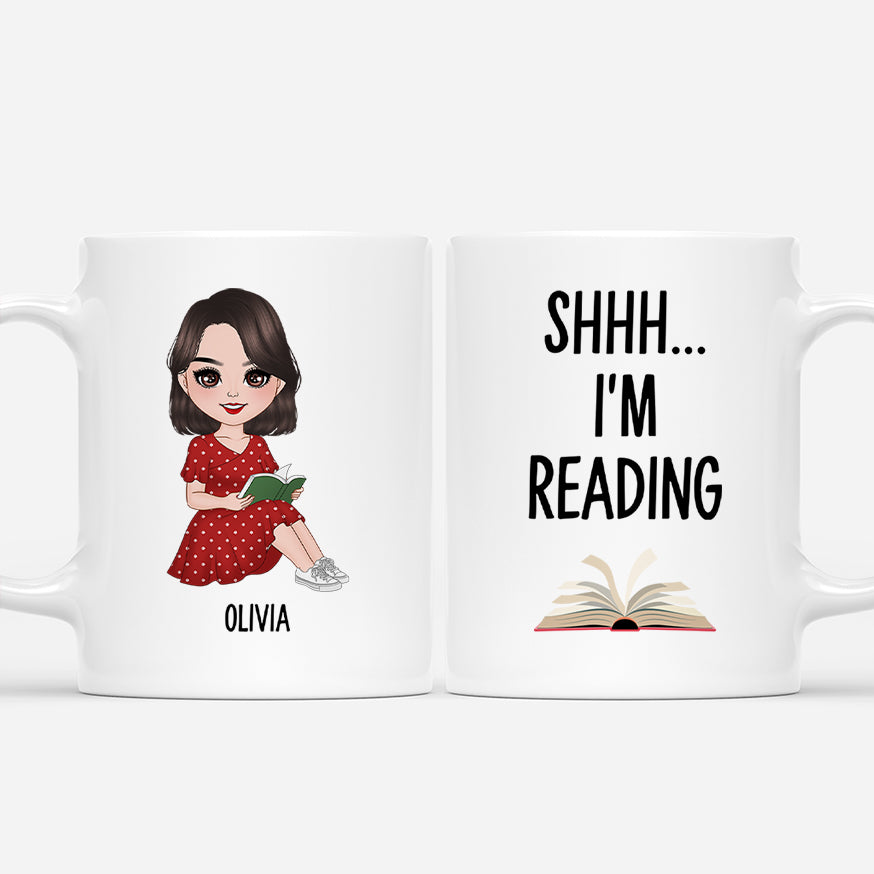5298MUS1 shhh im reading mug personalized gifts for book lovers 5298M8LNA