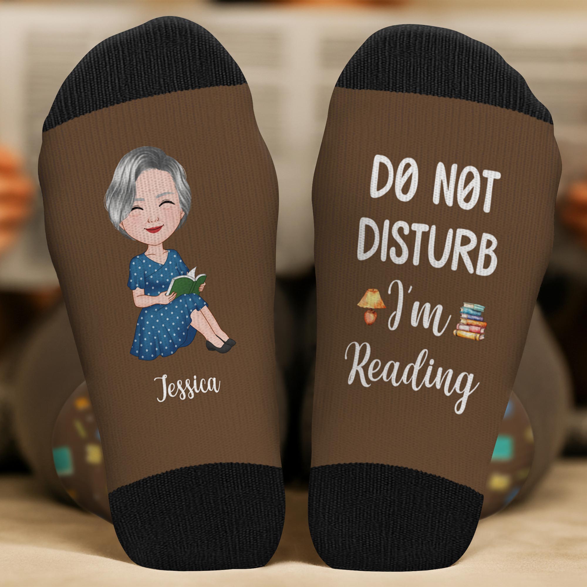 5301JUS2 personalized gifts for book lovers do not disturb socks_ 5301J8TAA_c1344911 ccb1 4431 a517 8d678a01e73a