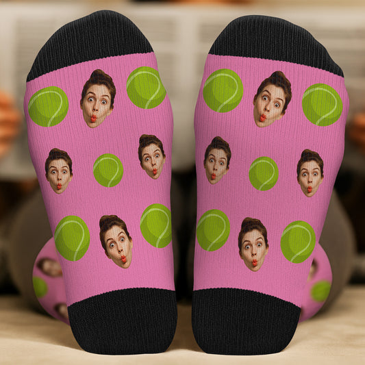 5306JUK2 personalized sports gifts sports socks_ with multiple faces_ 5306J3LMB