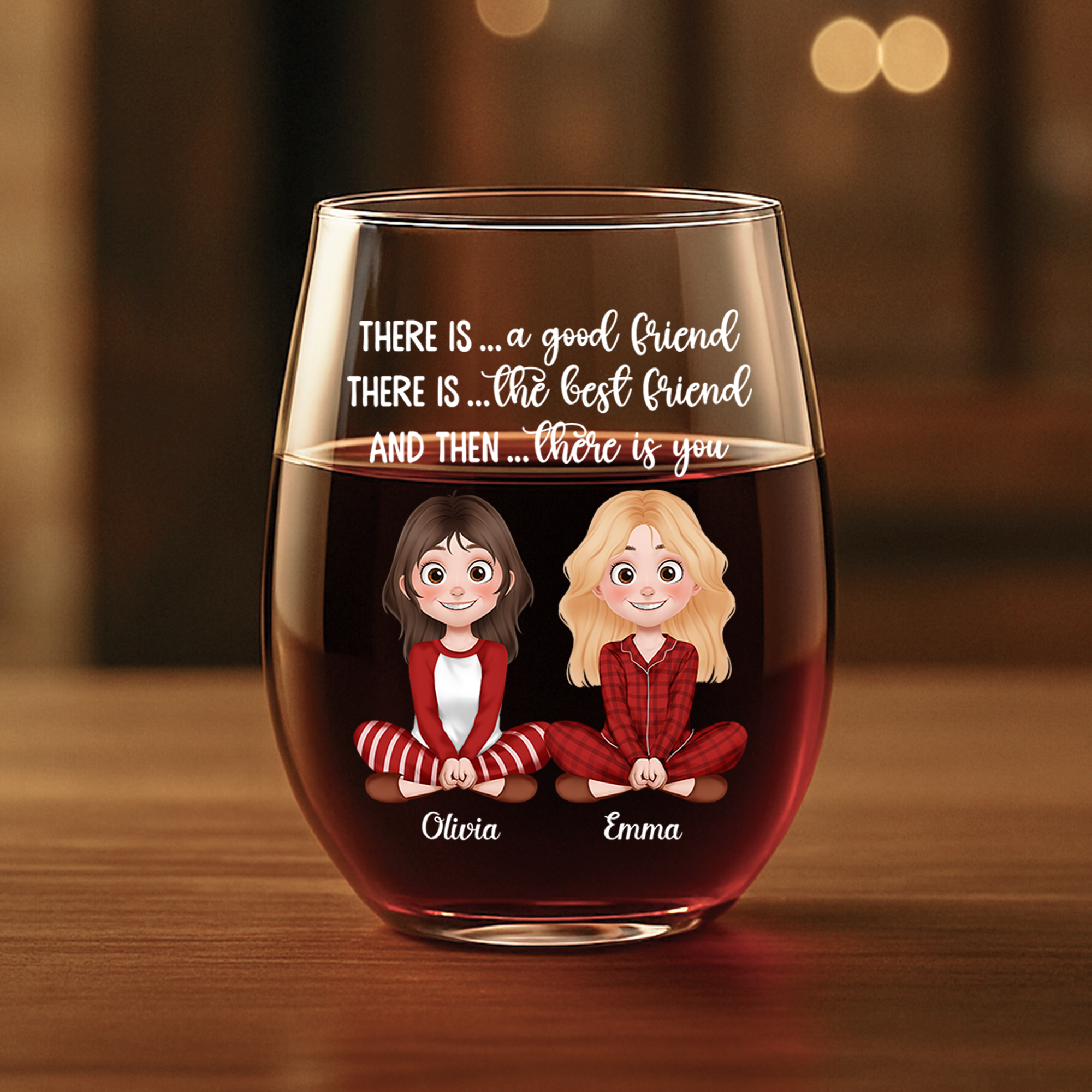 5311IUS1 personalized stemless wine glasses gifts for best friends 5311I6V5F