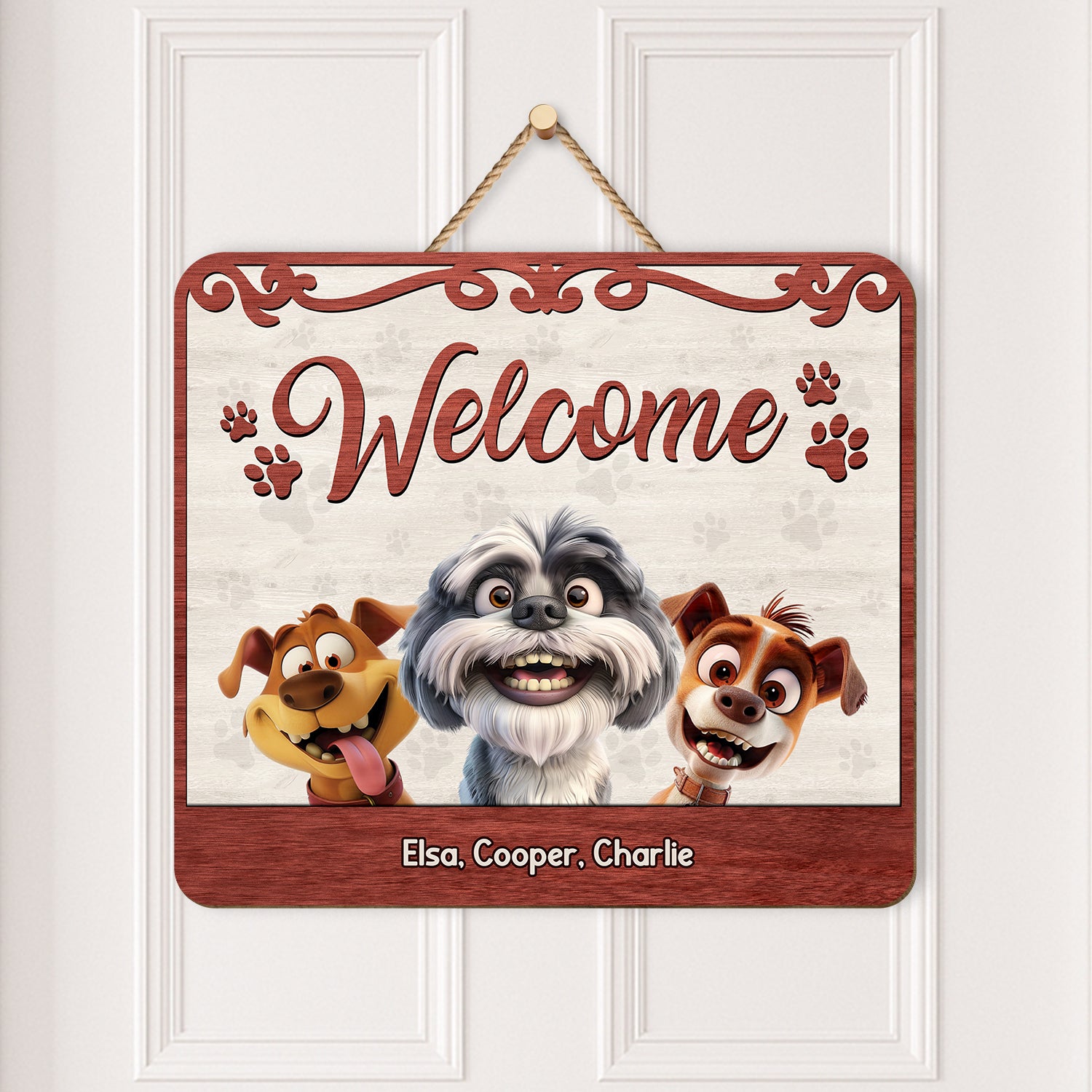 5321QUK2 personalized gifts _for cat owners wooden welcome signs 5321Q3YND