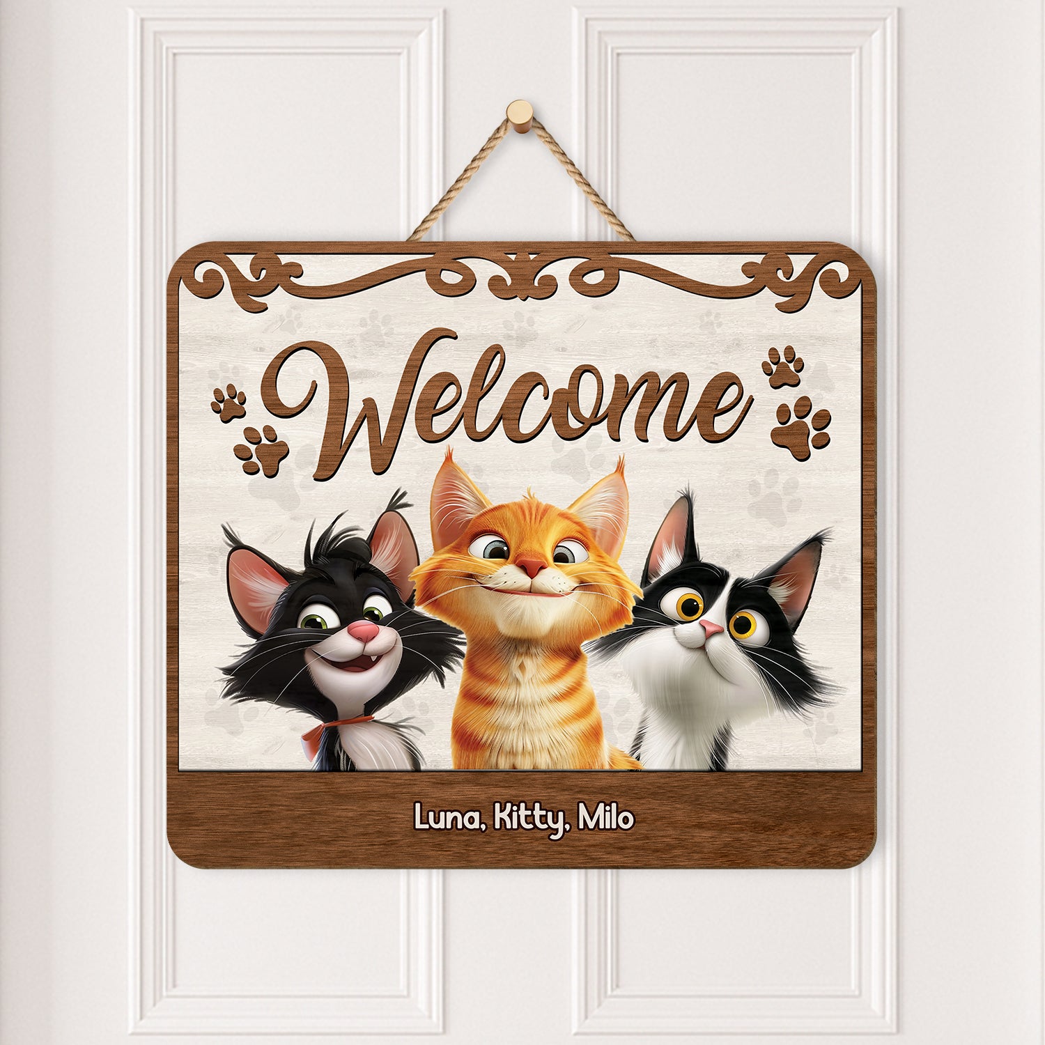 5321QUK2 personalized gifts _for dog owners wooden welcome signs 5321Q3YNC