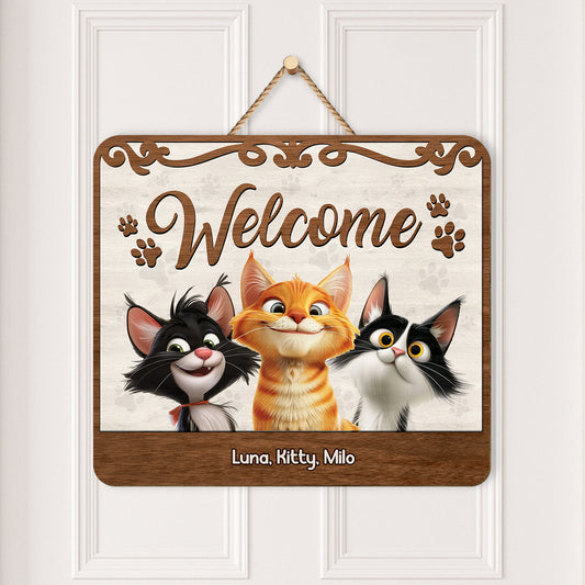 5321QUK2 personalized gifts _for dog owners wooden welcome signs 5321Q3YNC