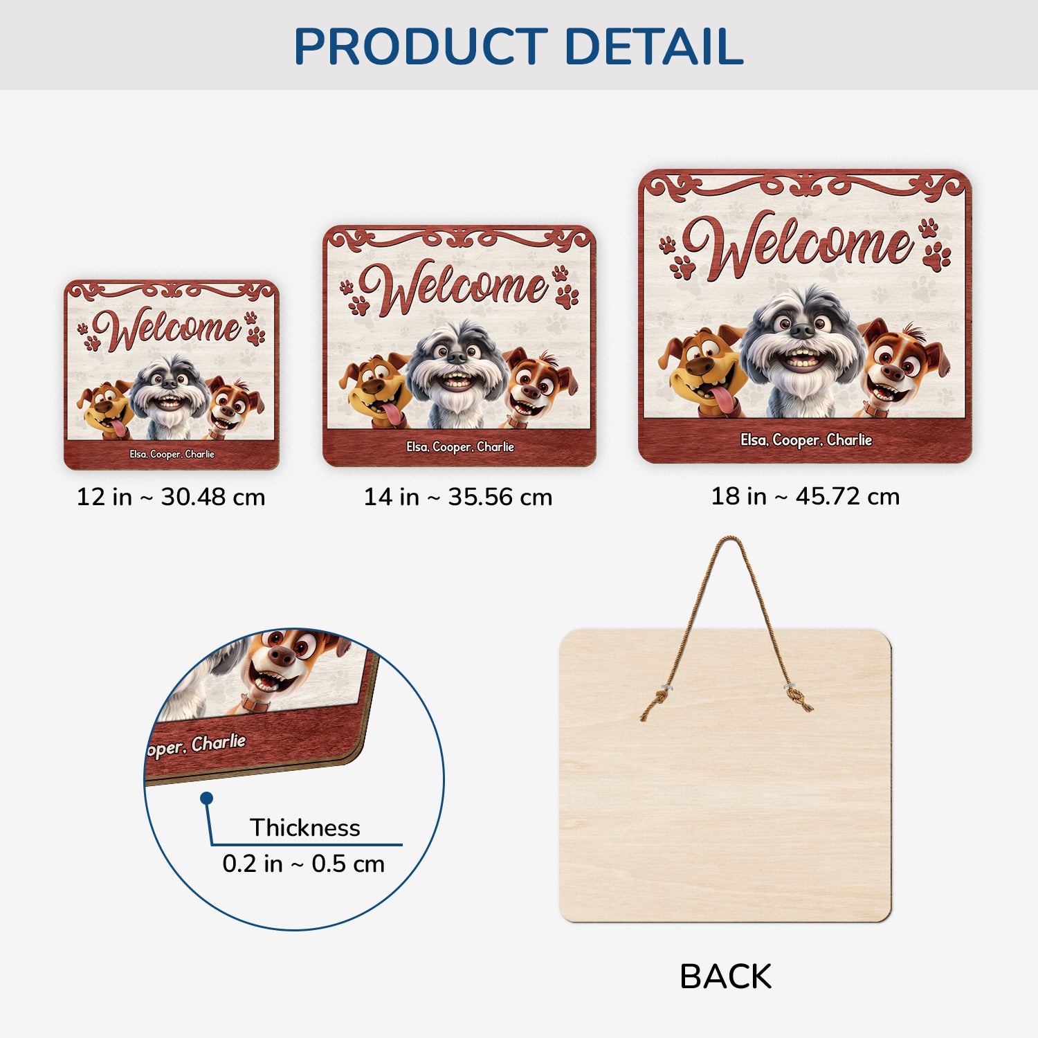 5321QUK3 personalized gifts _for dog owners wooden welcome signs 5321Q3YNC