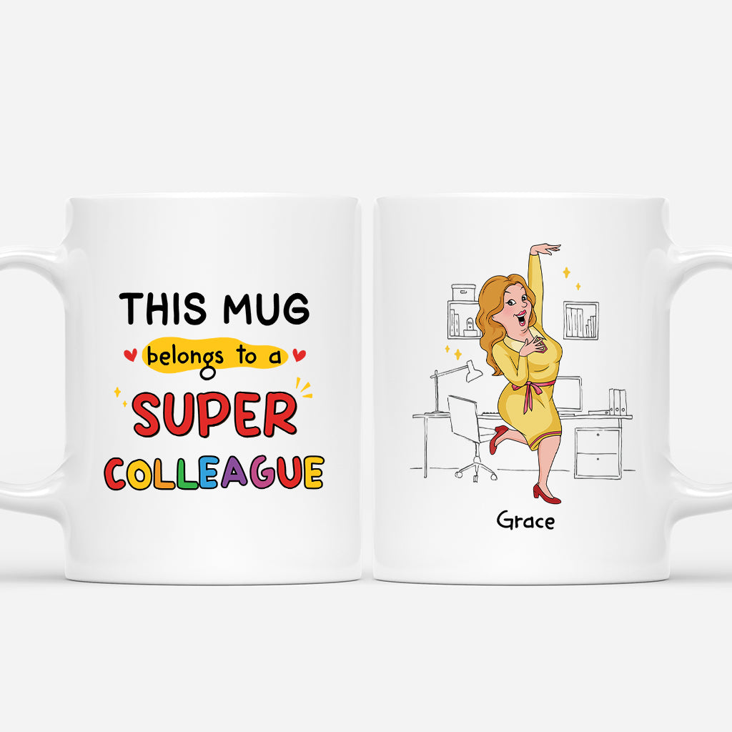 5324MUS1 custom gifts for coworkers super colleague coffee mug 5324M