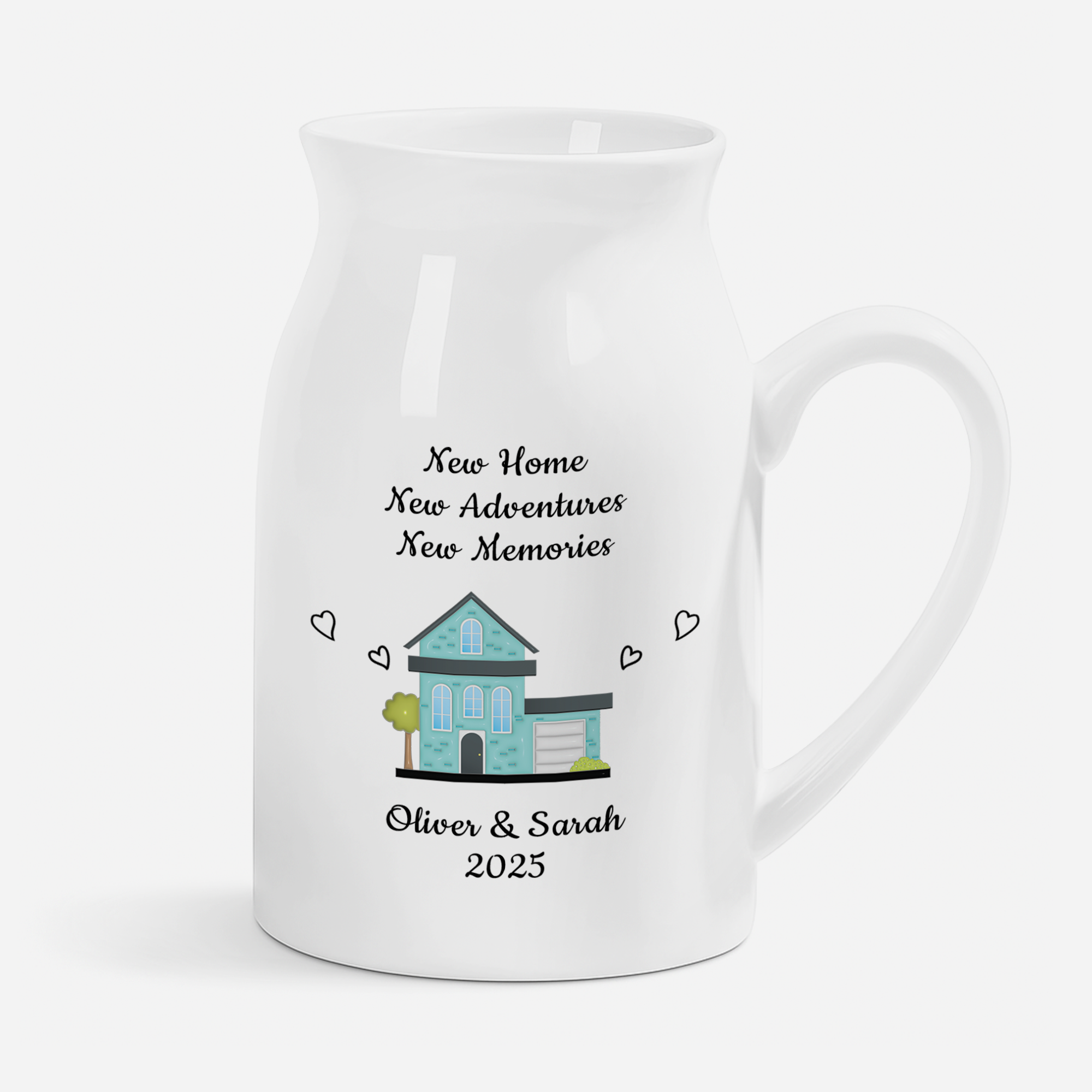 5340OUS1 custom flower vase housewarming gifts for new home owners 5340O