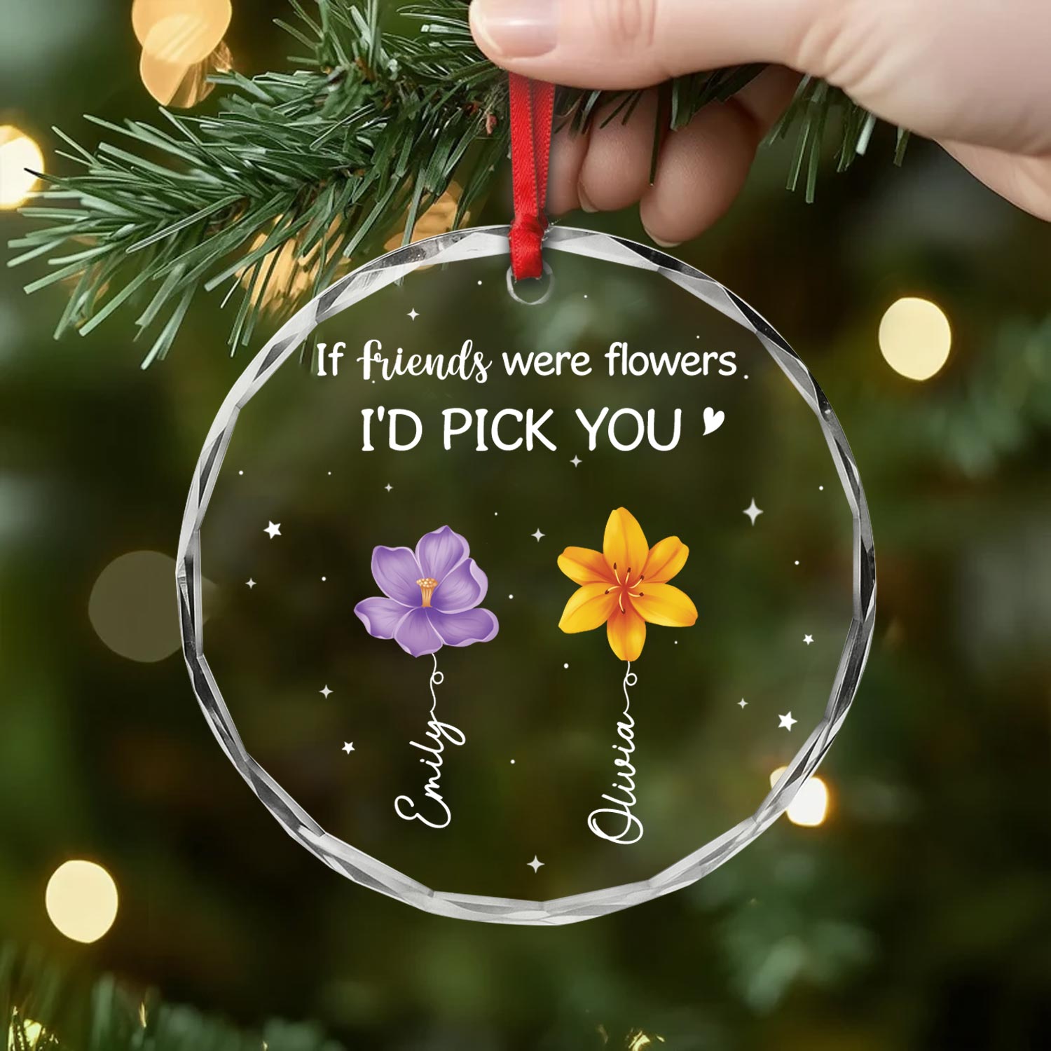 5342OUS2 personalized glass ornaments good friends are like stars gifts_ 5342OKVAF_1e5aead8 6911 4911 b57d ab5258d42c08