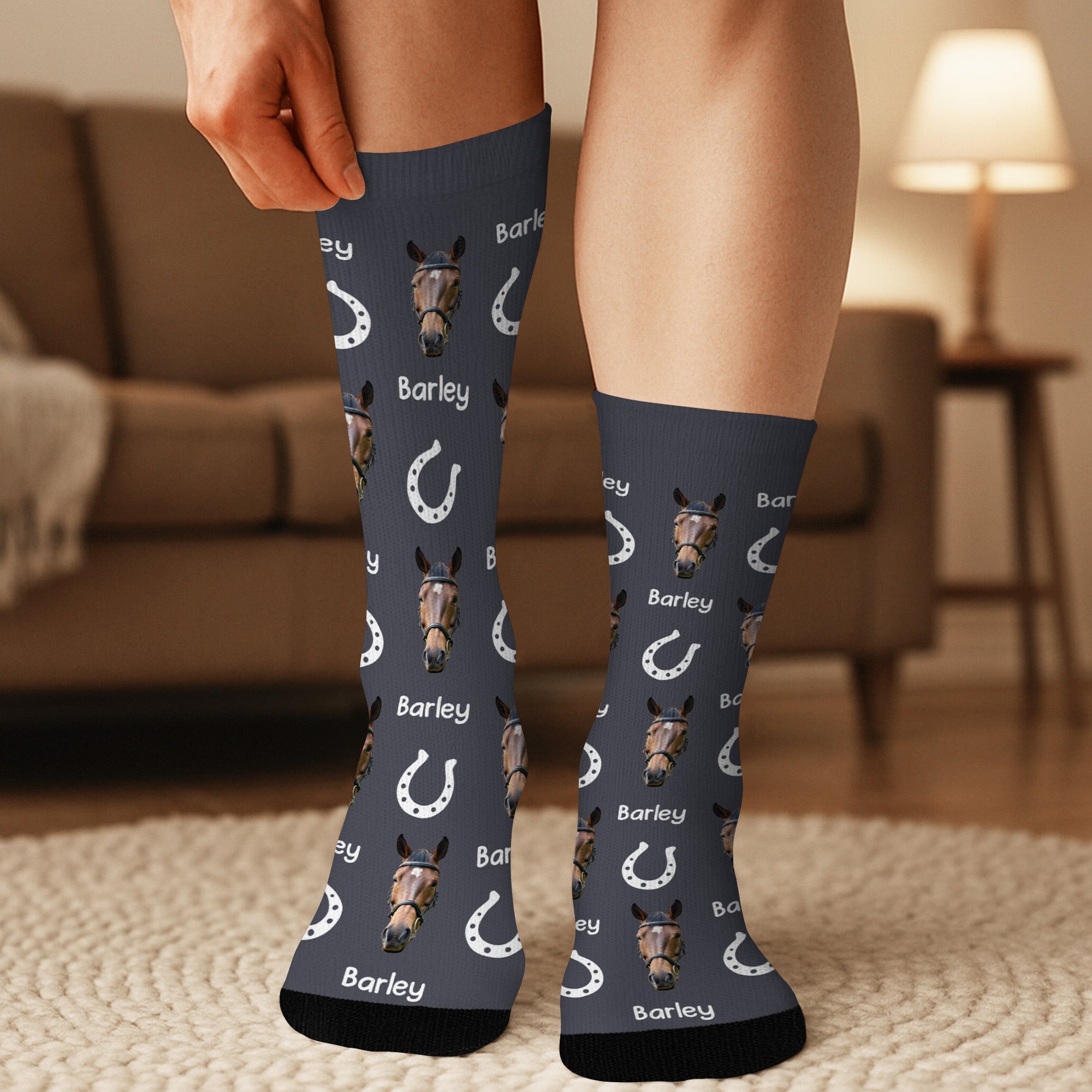 5344JUS3 personalized gifts for horse lovers horse socks with faces 5344J8LTU_743fd9ba 3626 4c18 a45f 002ff8c04d93