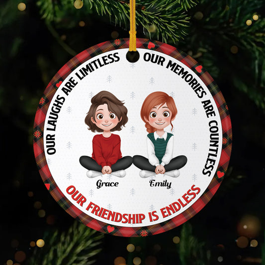 5345OUK1 personalized gifts for friend ceramic christmas tree ornaments 5345O8ZCF