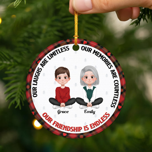 5345OUK2 personalized gifts for friend ceramic christmas tree ornaments 5345O8ZCF