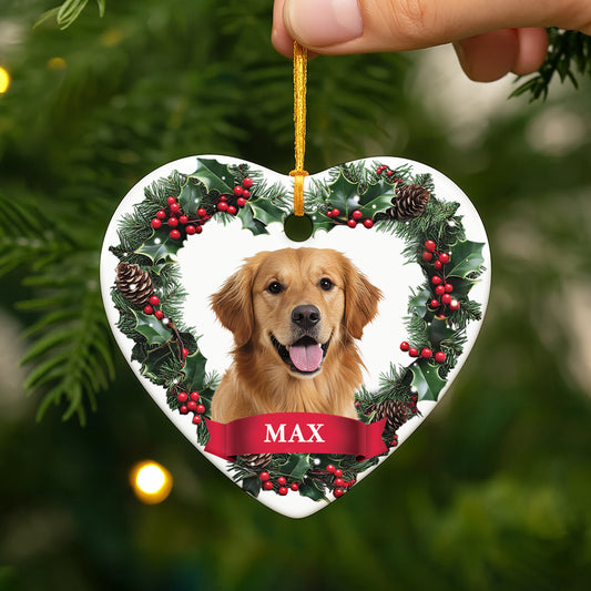 5377OUS2 personalized ceramic christmas ornaments gifts for dog lovers 5377O3VZC