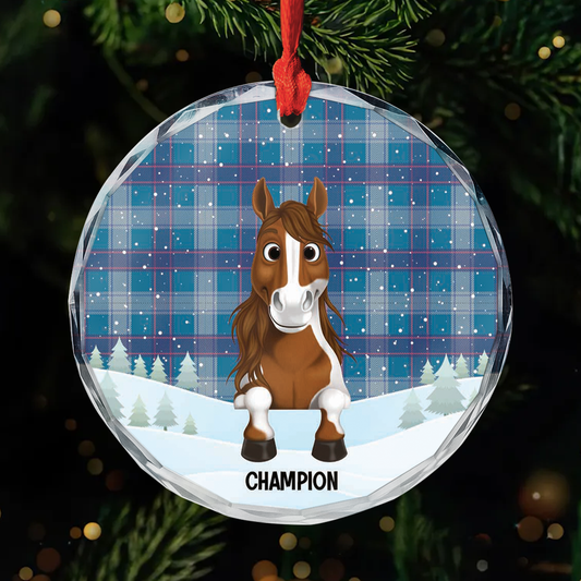 5387OUS1 personaliszed glass ornaments xmas gifts for horse lovers 5387O6VAU_87dc14ab 66a1 4f55 be29 454ccdec8104
