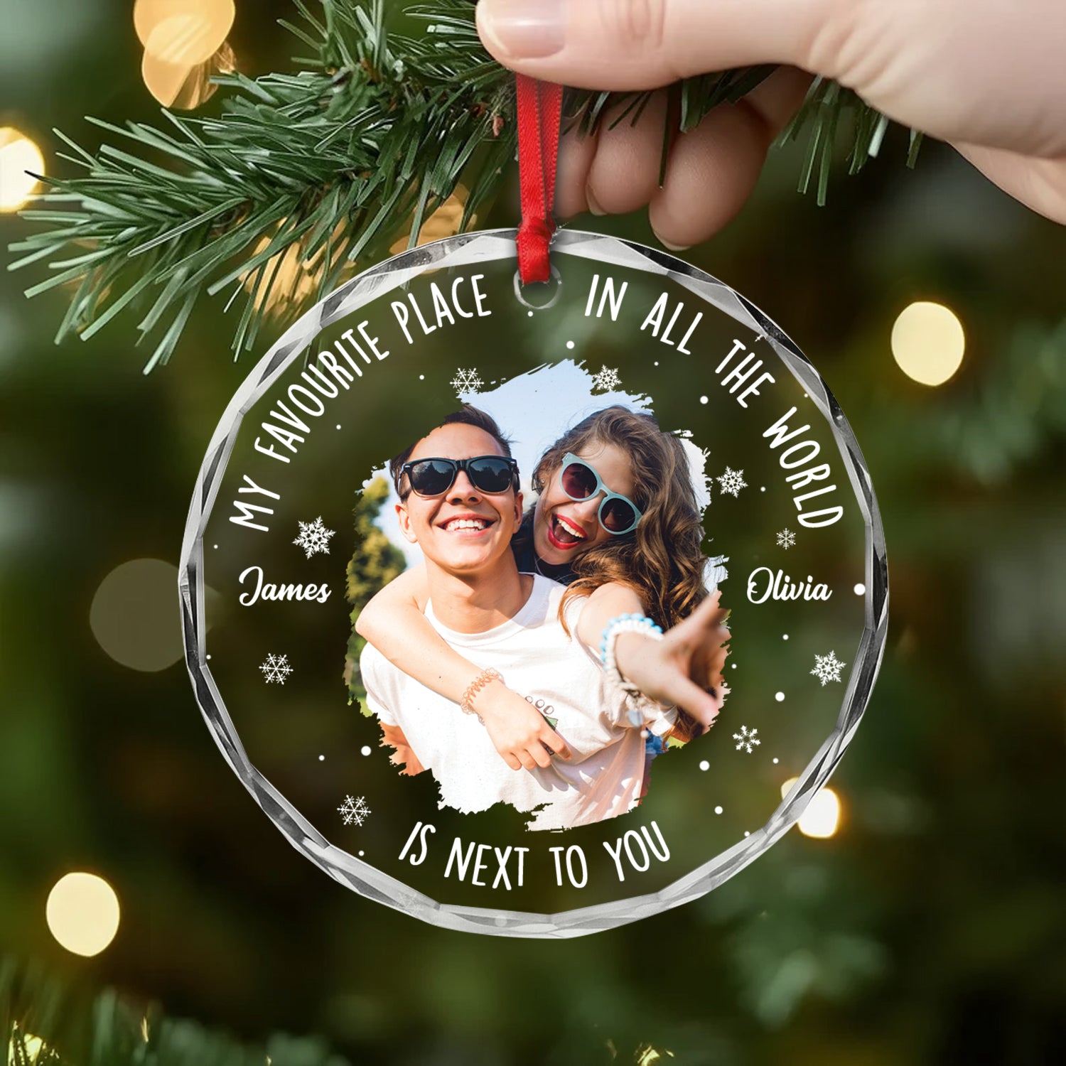 5394OUK2 personalized christmas gifts for couples glass xmas ornaments 5394O8ZNG