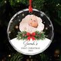 5413OUS1 custom christmas gifts babys first christmas ornament_ glass 5413OKHQK