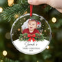 5413OUS2 custom christmas gifts babys first christmas ornament_ glass 5413OKHQK