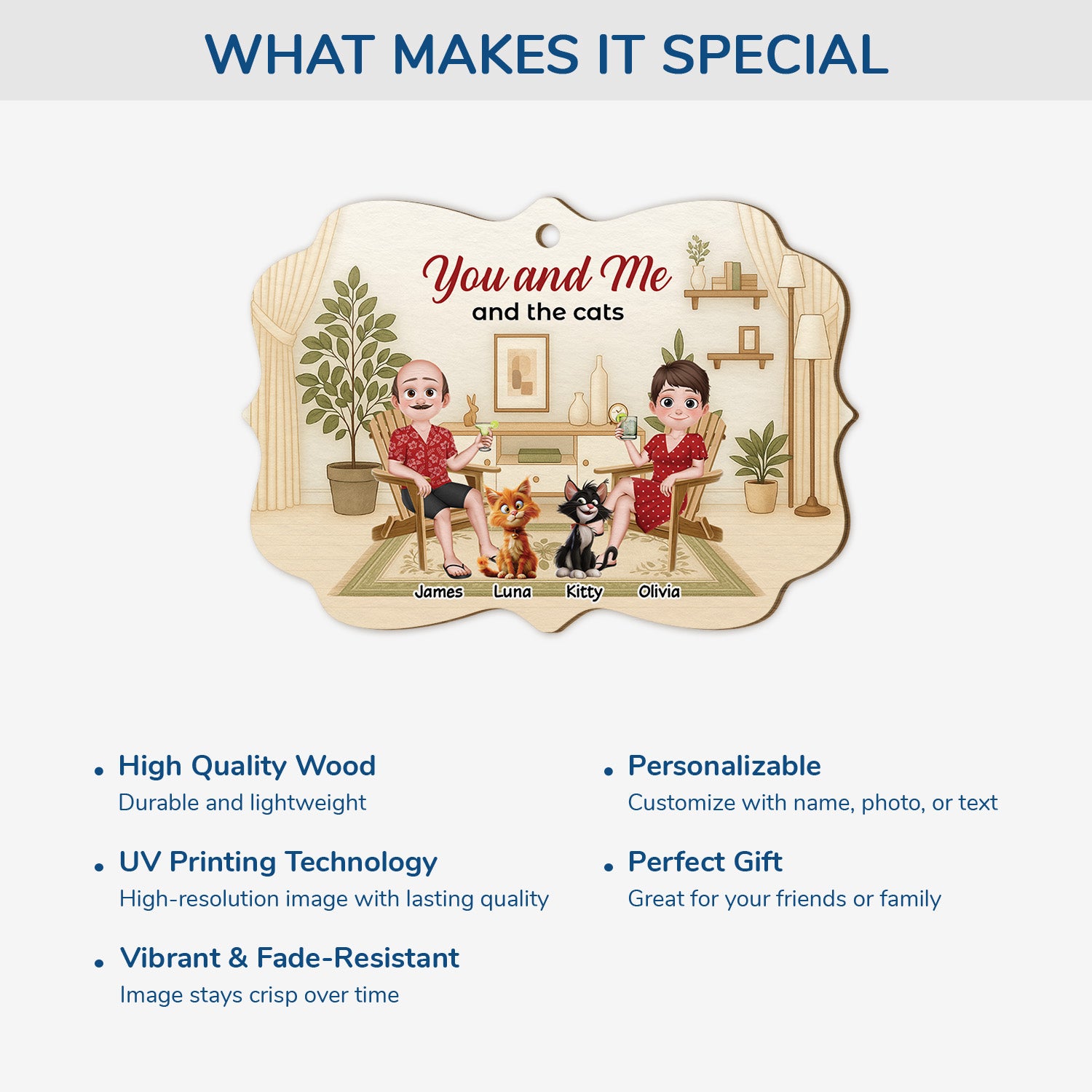 5418OUk4 custom couple gifts for cat lovers 1 layered wooden ornament 5418O6LMG_7bb08e9a 5d3e 4101 9b3c bca8fa885978