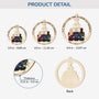 5435OUS3 1 layered wooden ornament personalized xmas gifts for friends 5435O8LNF