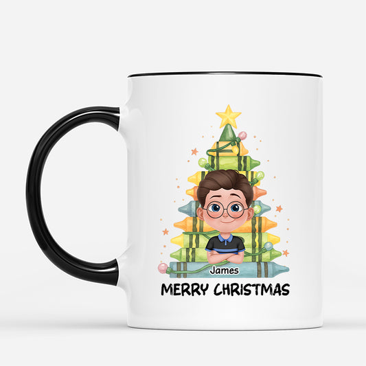 5436MUS2 merry christmas mug personalized christmas gifts for kids 5436MKT5K