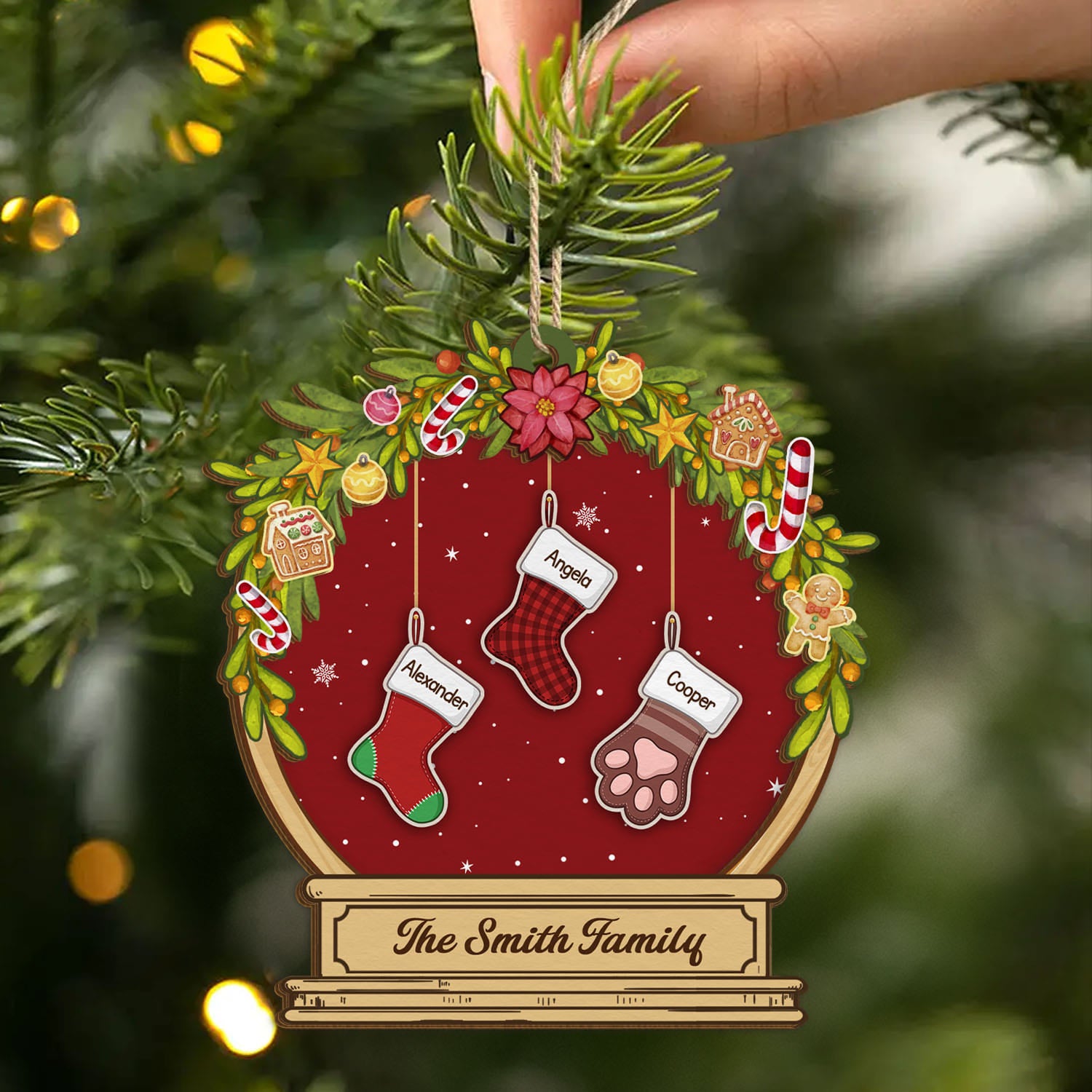 5455OUS2 personalized xmas gifts for family 2 layered wood ornaments_ 5455OTQQI_44ea6fa5 3fcc 447f ae34 c2b3bcac8434