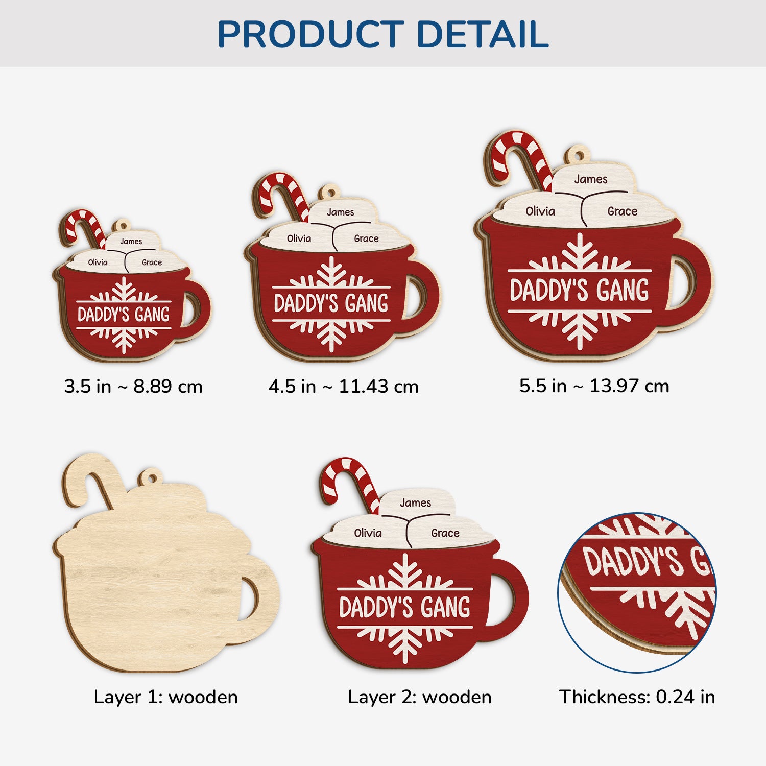 5472OUS3 custom christmas gifts for dad 2 layered wooden ornament_s 5472OTTNB