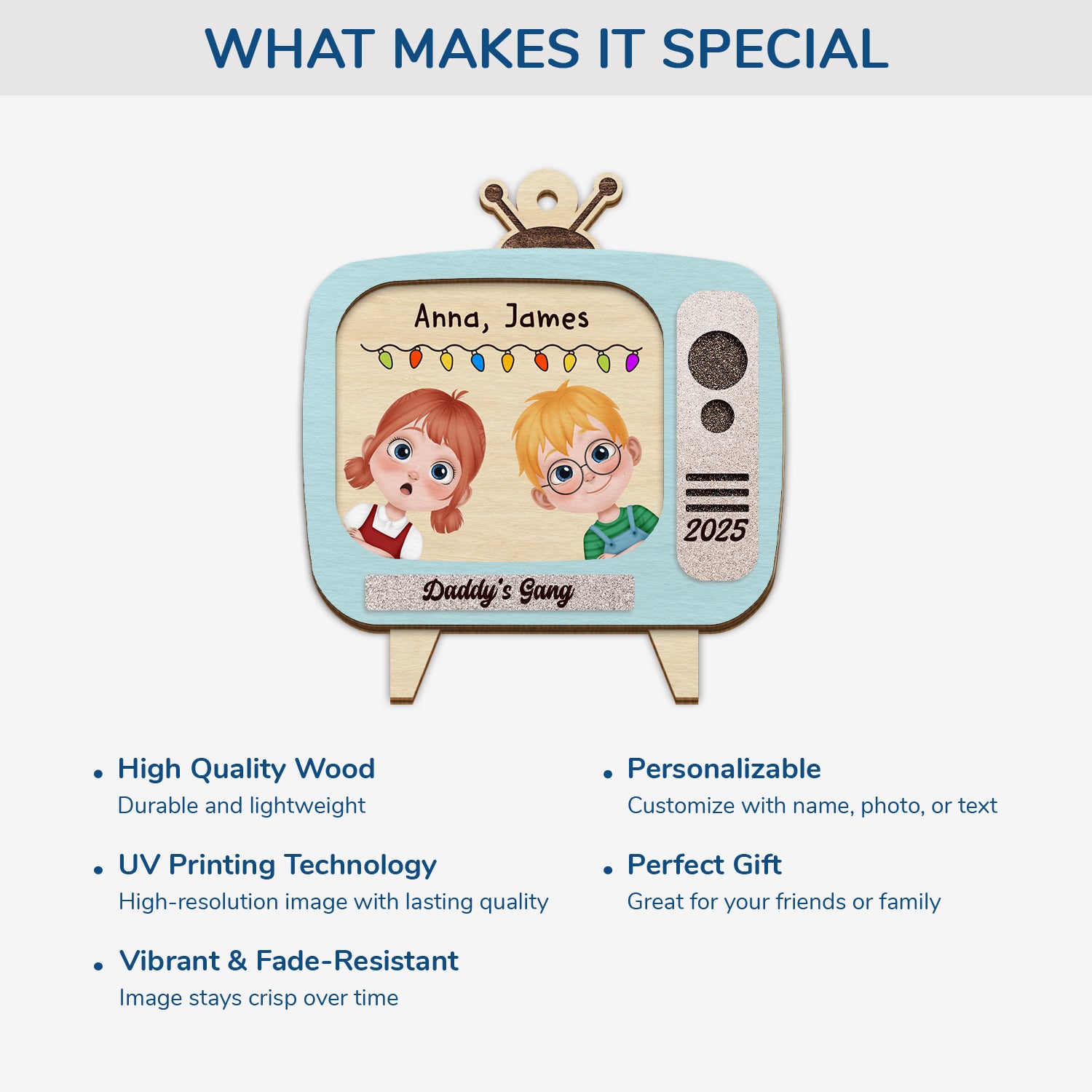 5475OUS4 personalized xmas gifts for dad 2 layered wood ornament_s 5475OTQZB