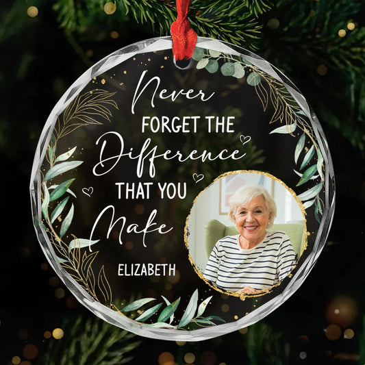 5476OUS1 personalized retirement gifts glass photo ornaments 5476O3QAO