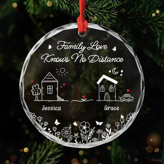 5484OUS1 personalized christmas gifts for family family glass ornaments 5484OTQNI