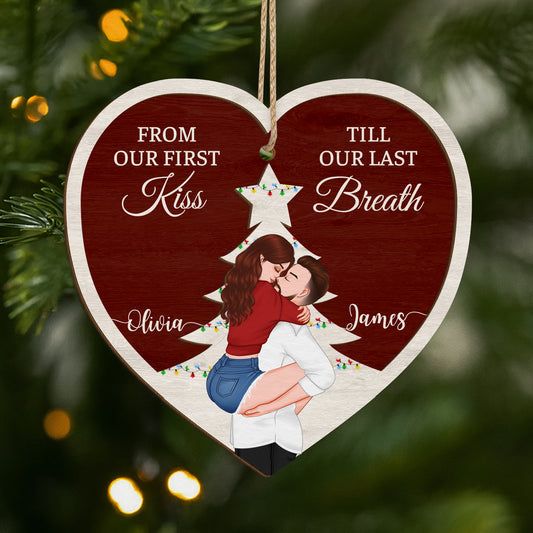 5485OUS1 custom christmas gifts for couples 1 layered wood ornament_s 5485OKQNG