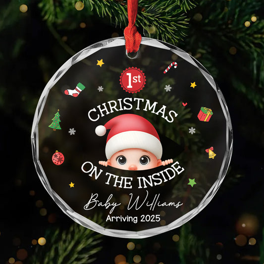 5492OUS1 babys 1st christmas gifts personalized glass ornaments 5492O6LTK