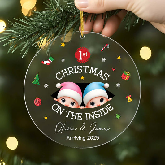 5492OUS2 babys 1st christmas gifts personalized acrylic ornaments 5492O6LTK