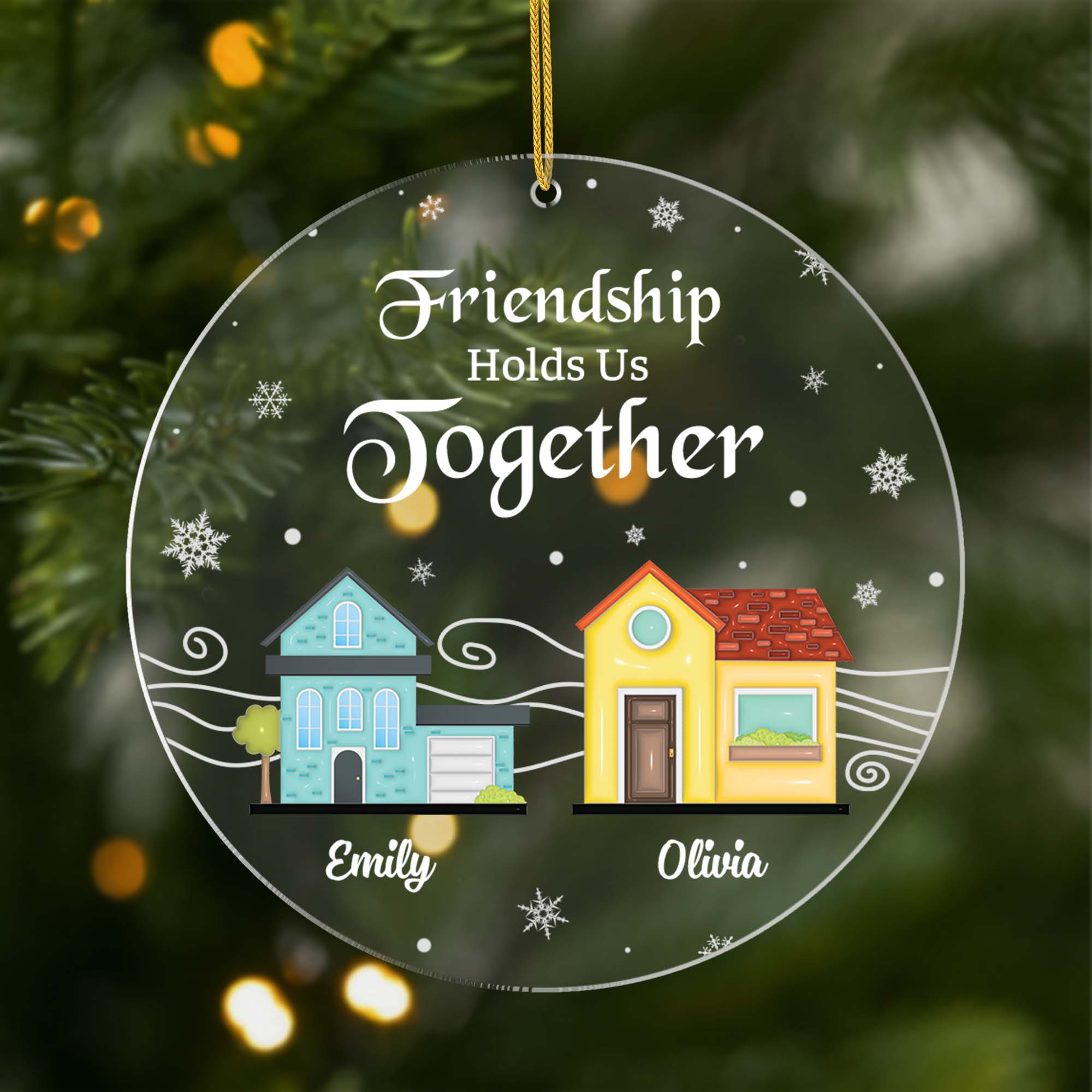 5495OUS1 custom acrylic ornaments christmas gifts for friends 5495O6TNF
