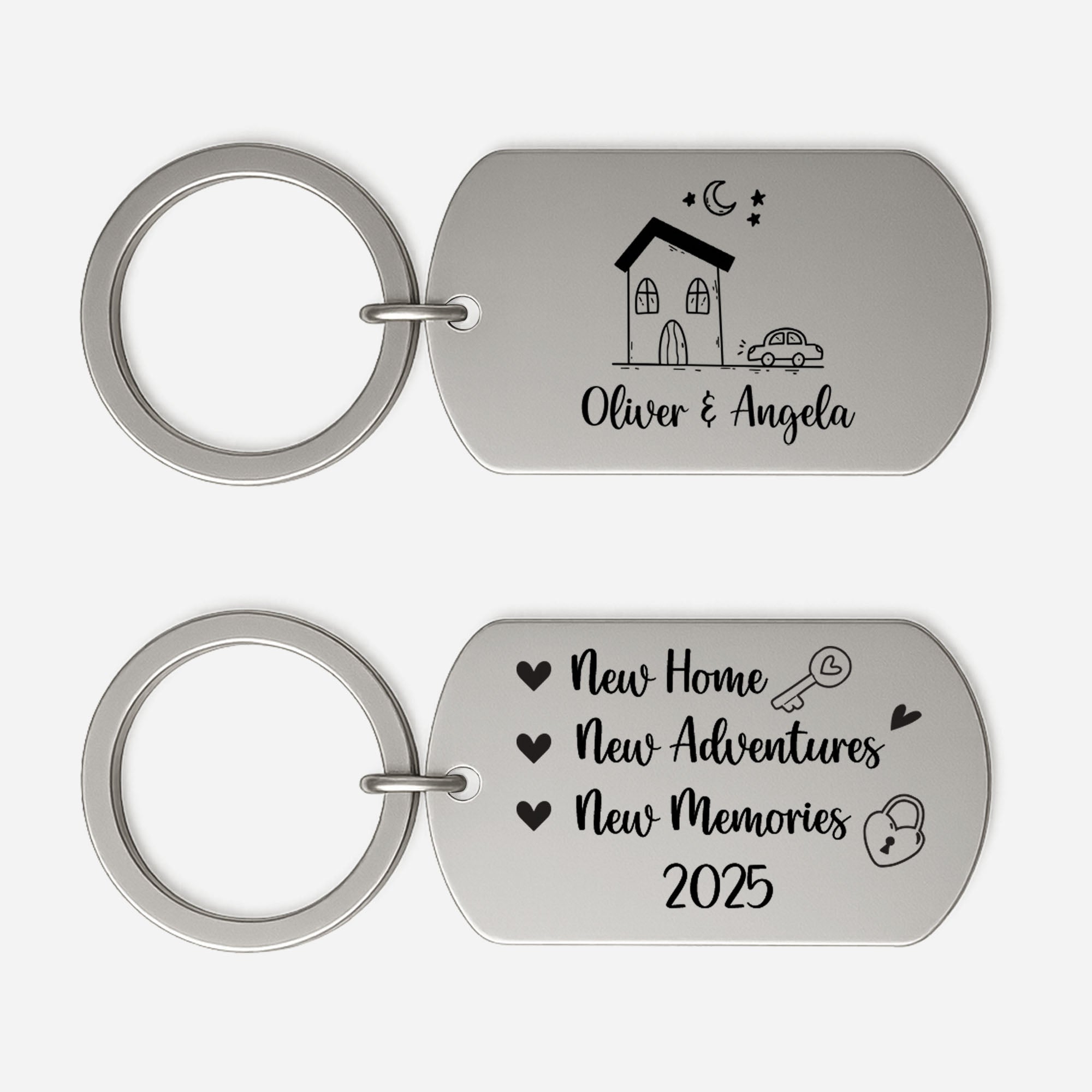 5500JUS1 custom housewarming gifts for family metal new home keychain_ 5500J6QQI