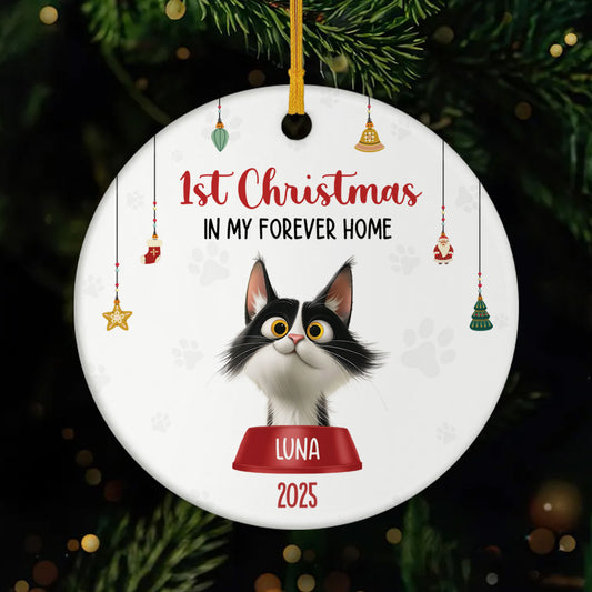 5526OUS1 personalized gifts for cat owners ceramic christmas ornaments 5526O8UND