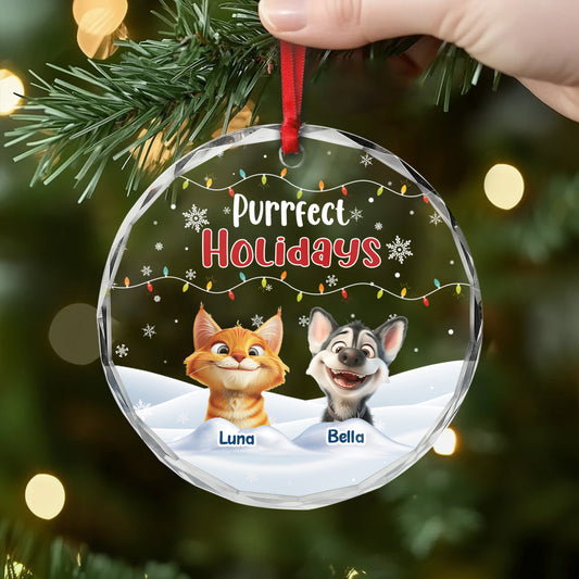 5539OUK2 personalized glass ornaments cat lover gifts for christmas_ 5539O3YTD