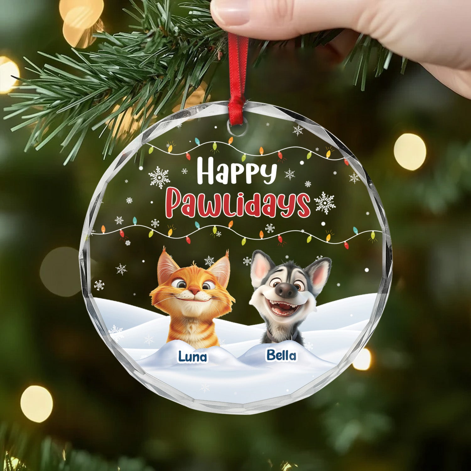 5539OUK2 personalized glass ornaments christmas gifts for the dog lover 5539O3YTC