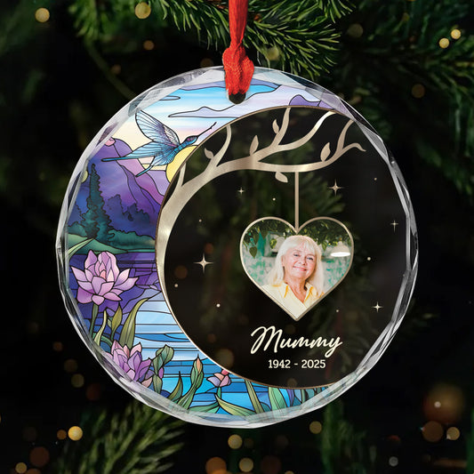 5540OUK1 personalized glass ornaments memorial gifts for loss of mother 5540O3ZNA