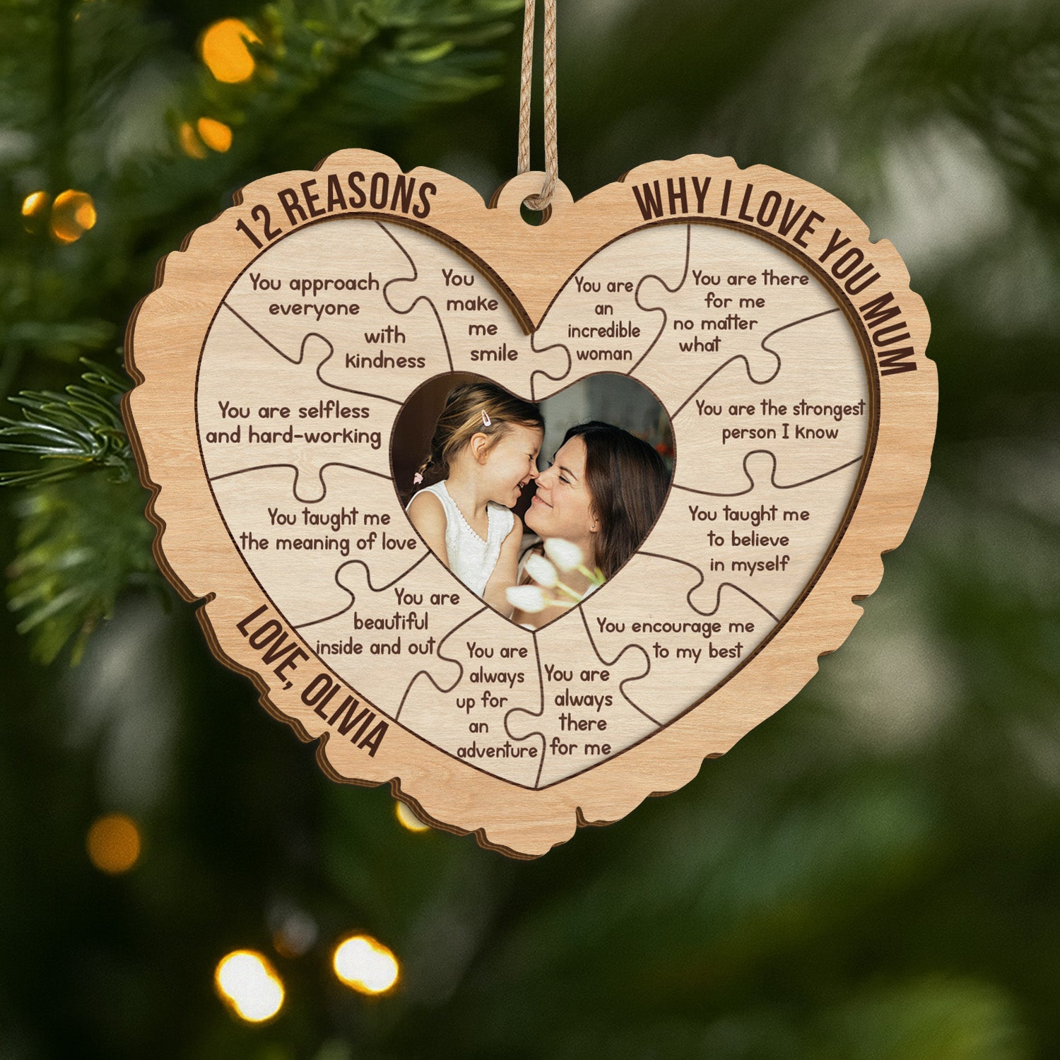 5548OUK1 personalized 2 layered wood ornament sentimental gifts for mom 5548O5ZMI