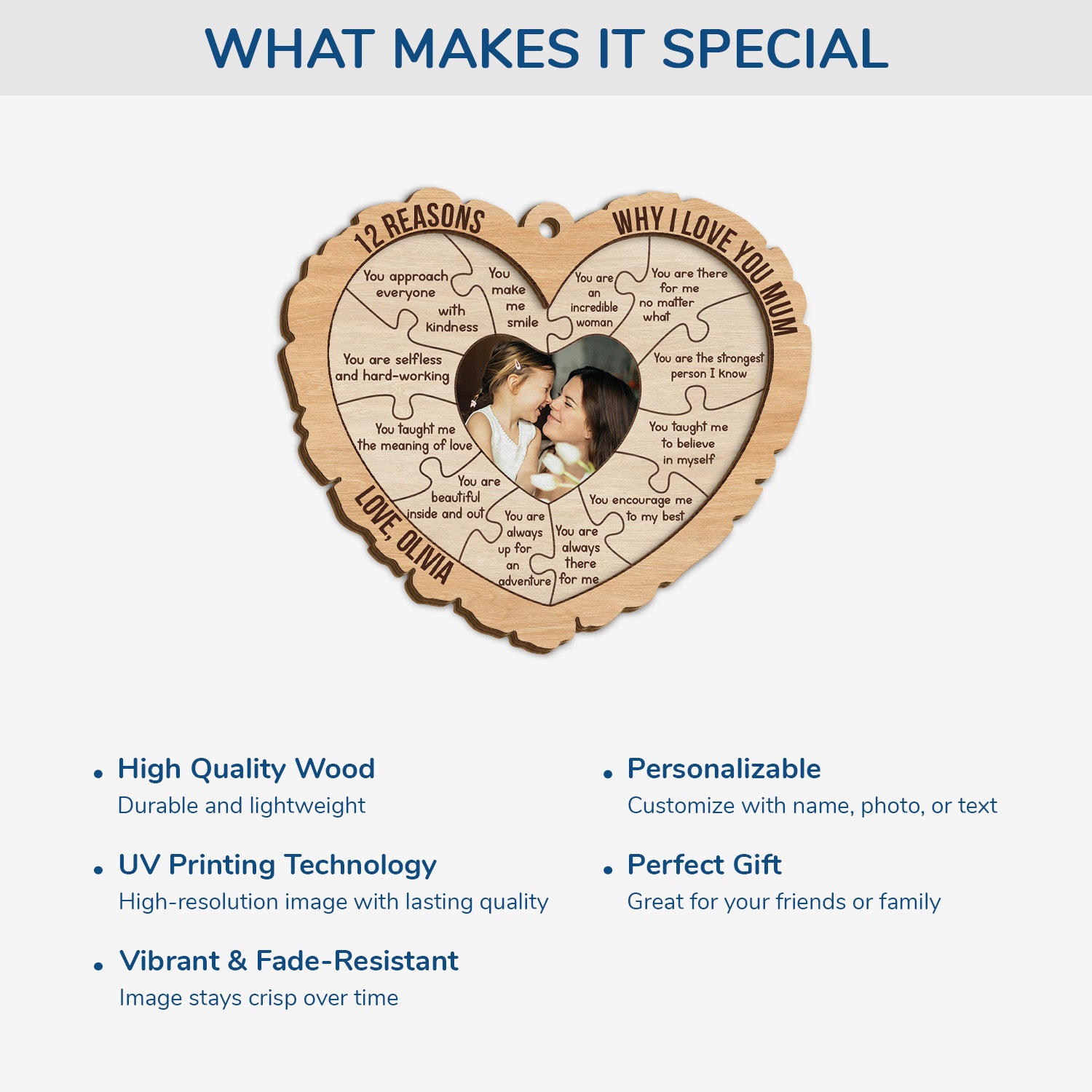 5548OUK4 personalized 2 layered wood ornament sentimental gifts for mom 5548O5ZMI