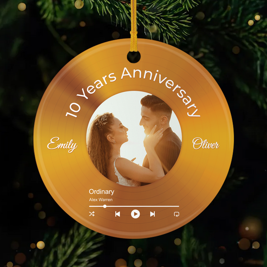 5549OUS1 custom ceramic photo ornaments anniversary gifts for couples 5549O5U5G