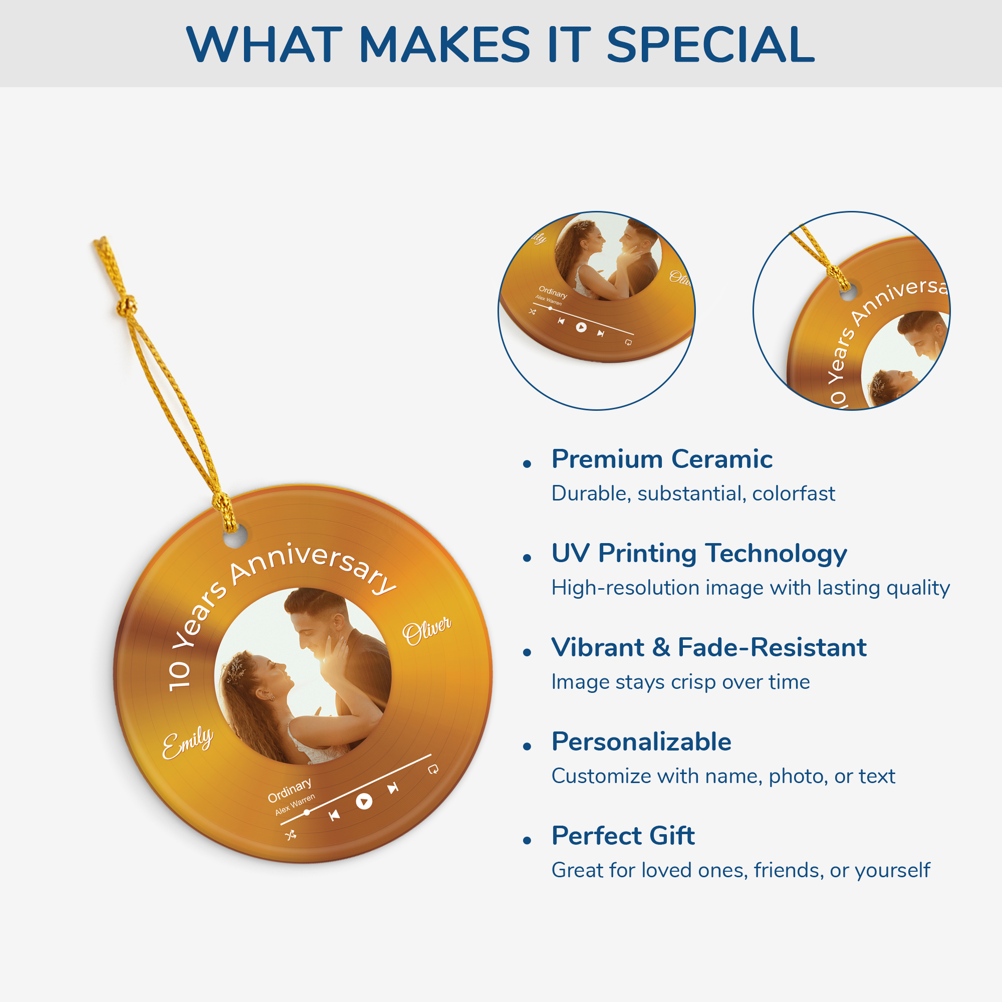 5549OUS4 custom ceramic photo ornaments anniversary gifts for couples 5549O5U5G