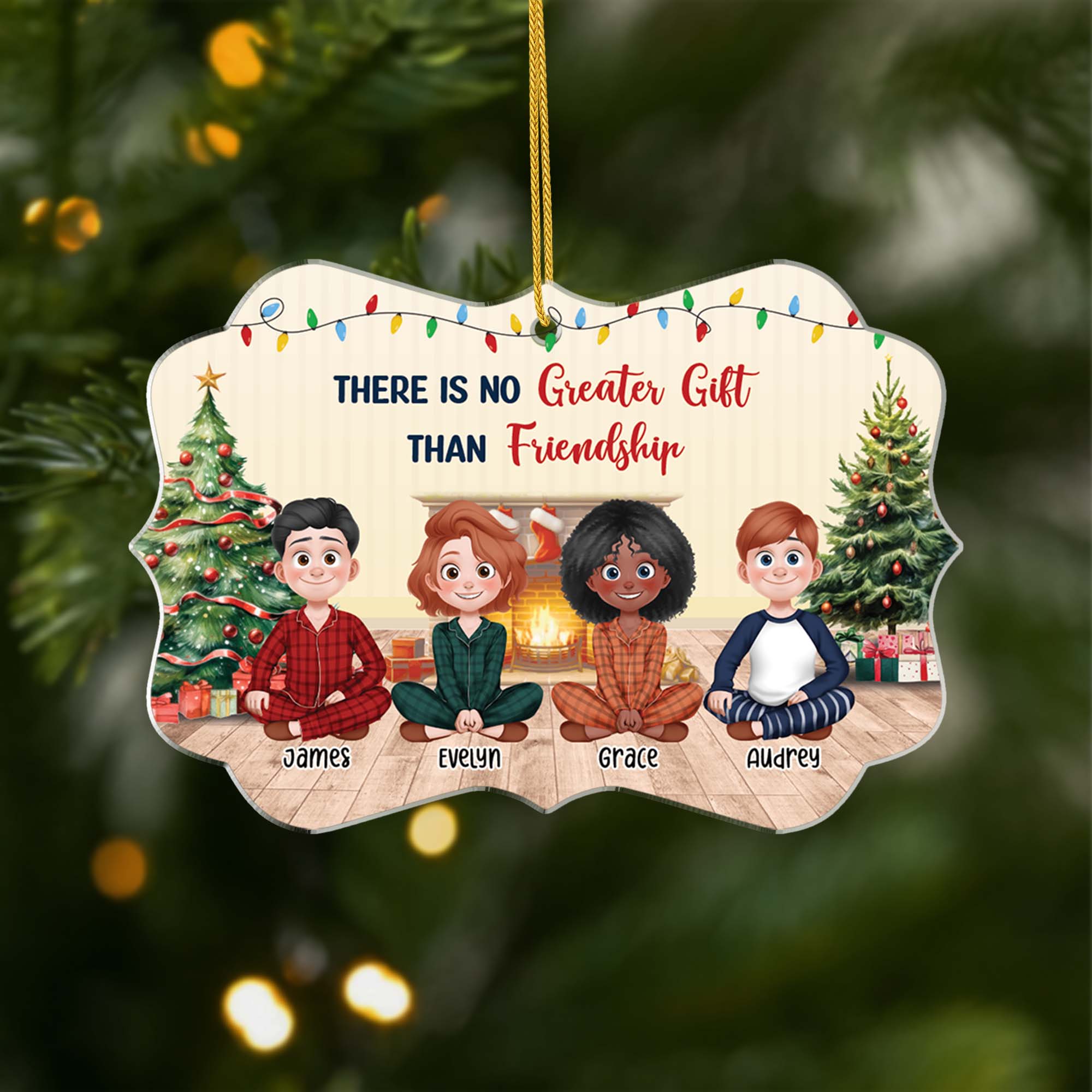 5563OUK1 personalized best friend gifts acrylic christmas ornaments 5563O3YAF