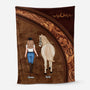 5567BUS1 personalized fleece blankets horse gifts for her 5567B3KAU