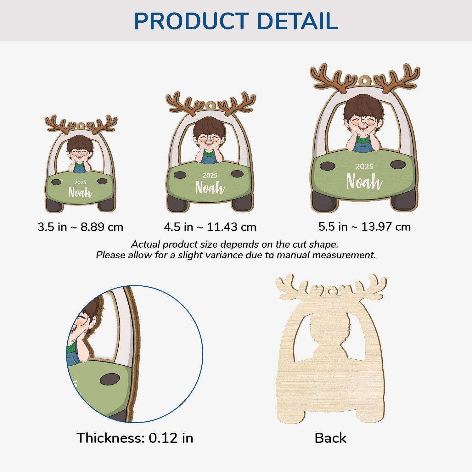 5576OUS3 custom 1 layered wood ornament christmas gifts for kids 5576O6TAK_5ffa0634 1cb4 4eb5 9287 e5ef920a149f