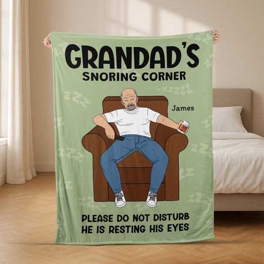 5579BUS2 personalized dad blanket_ funny gifts for dad 5579B6TZB