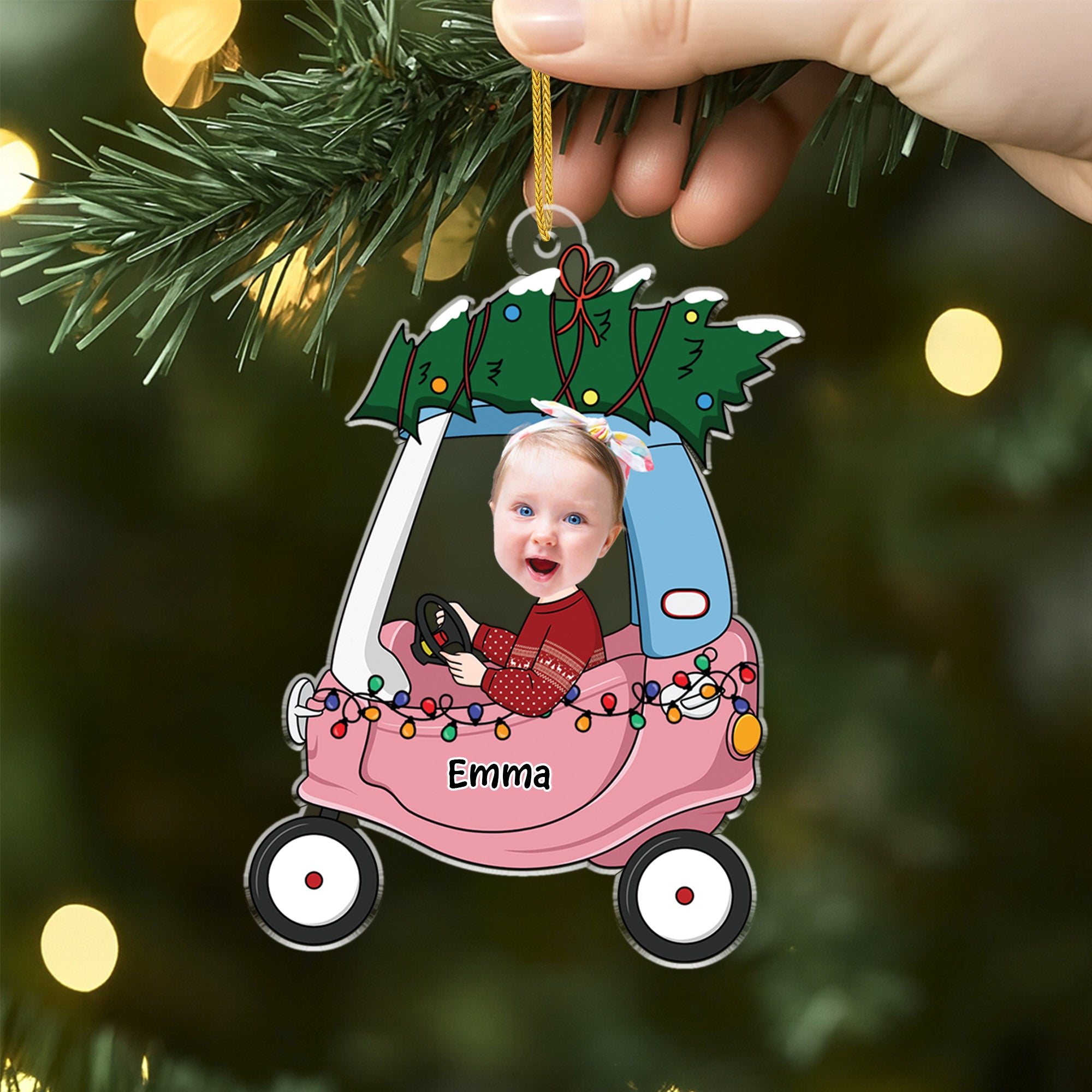 5581OUS2 personalized baby christmas gifts acrylic construction ornaments 5581O6TZK