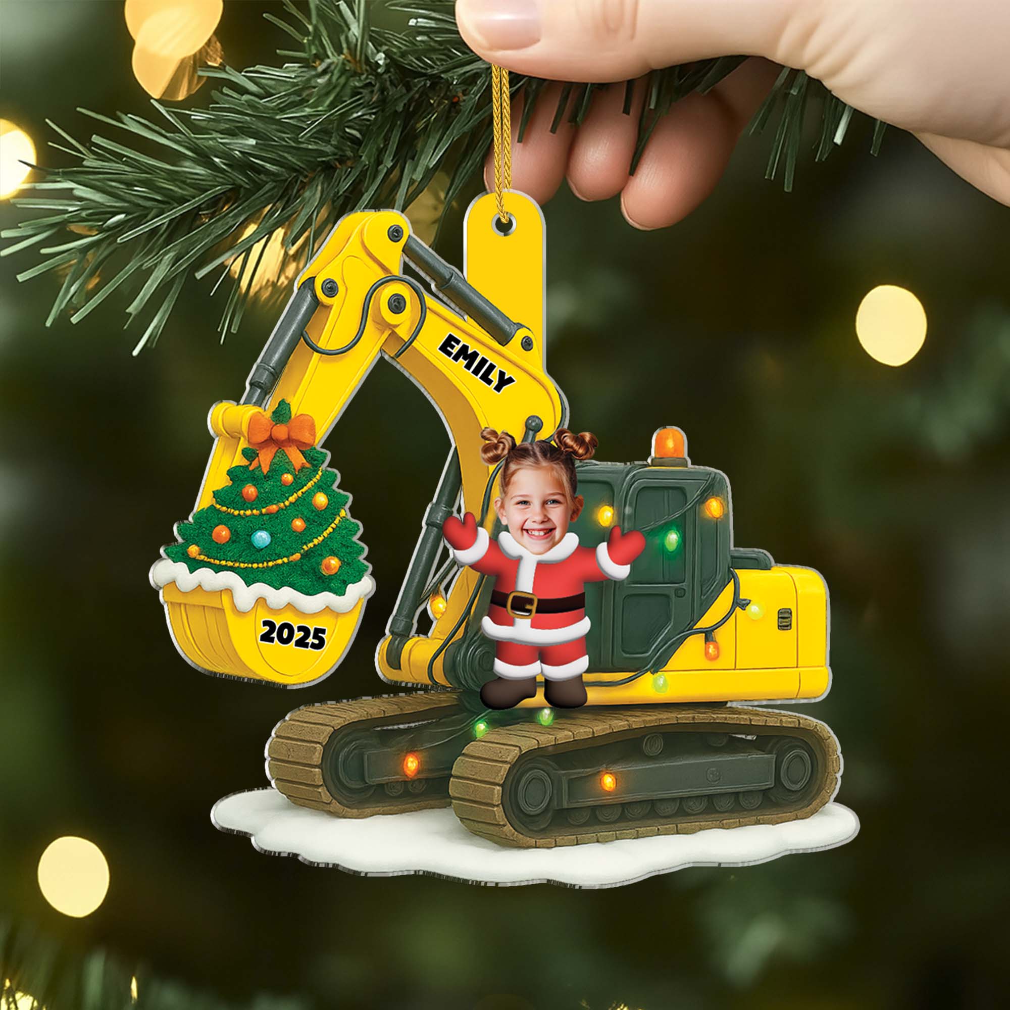 5590OUS2 personalized christmas gifts for kids acrylic xmas ornaments 5590O